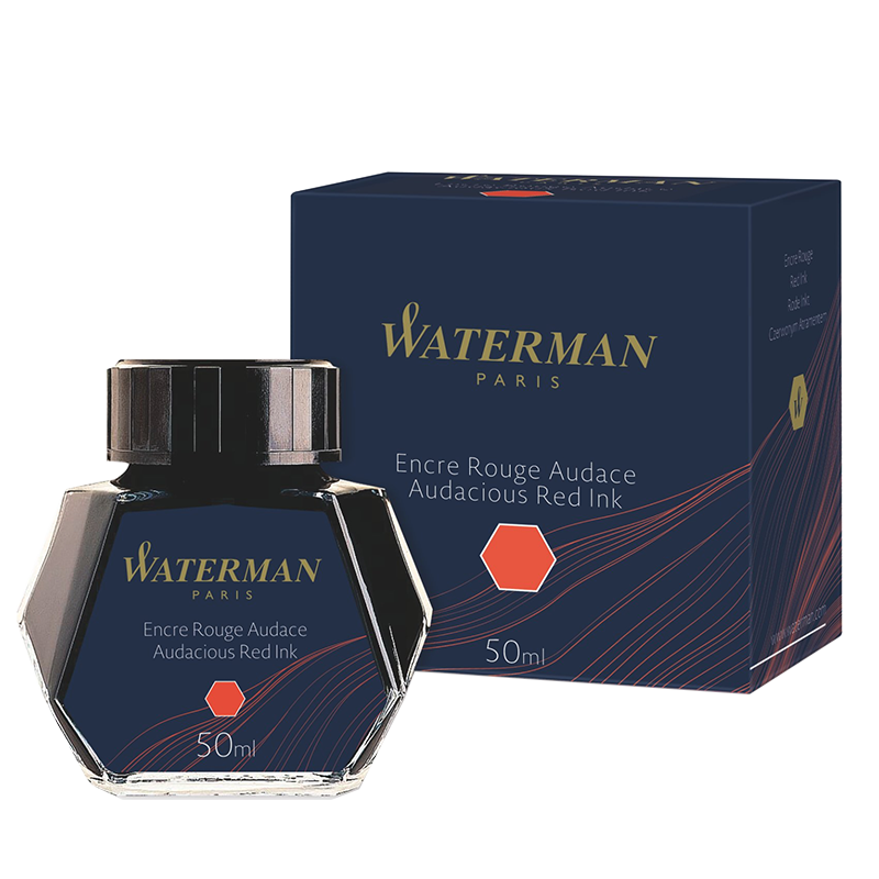 Waterman Audacious Red Ink - Bottled 50ml.