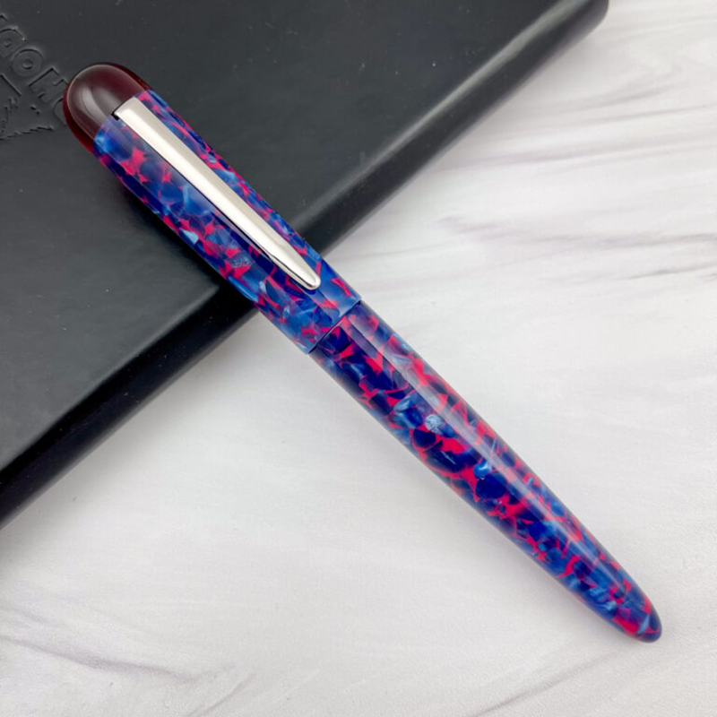 Edison Comet Cobalt Magma Fountain Pen