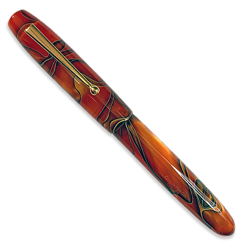 Edison Collier Persimmon Swirl Fountain Pen