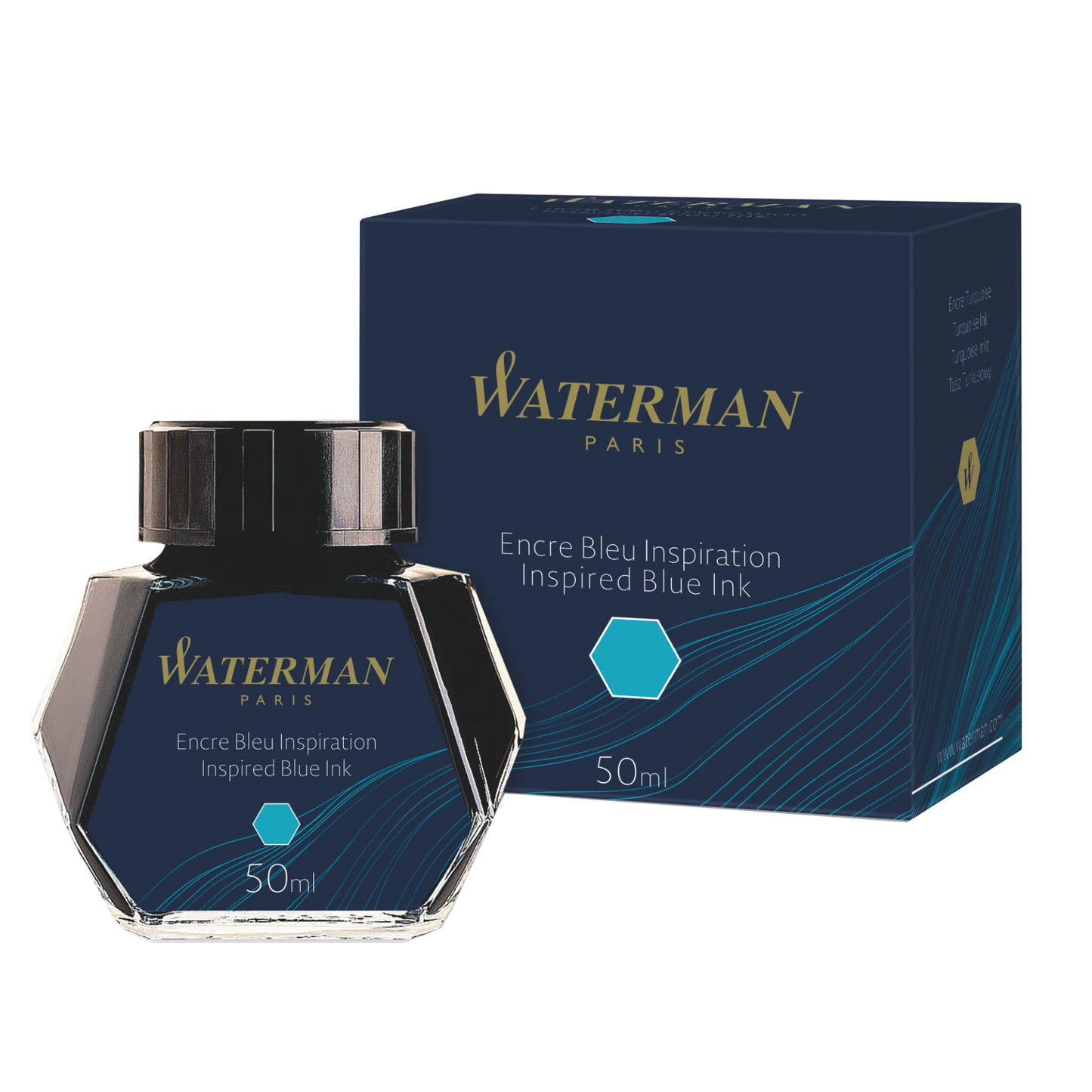 Waterman Inspired Blue Ink - Bottled 50ml.