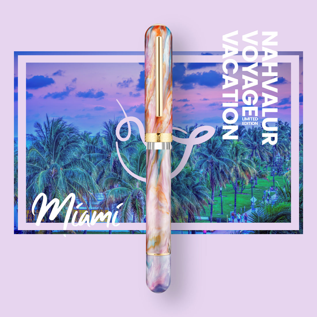 Nahvalur Voyage Vaction Miami LE Fountain Pen