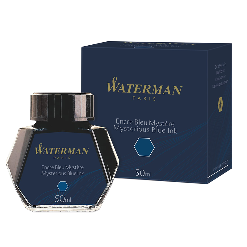 Waterman Mysterious Blue Ink - Bottled 50ml.