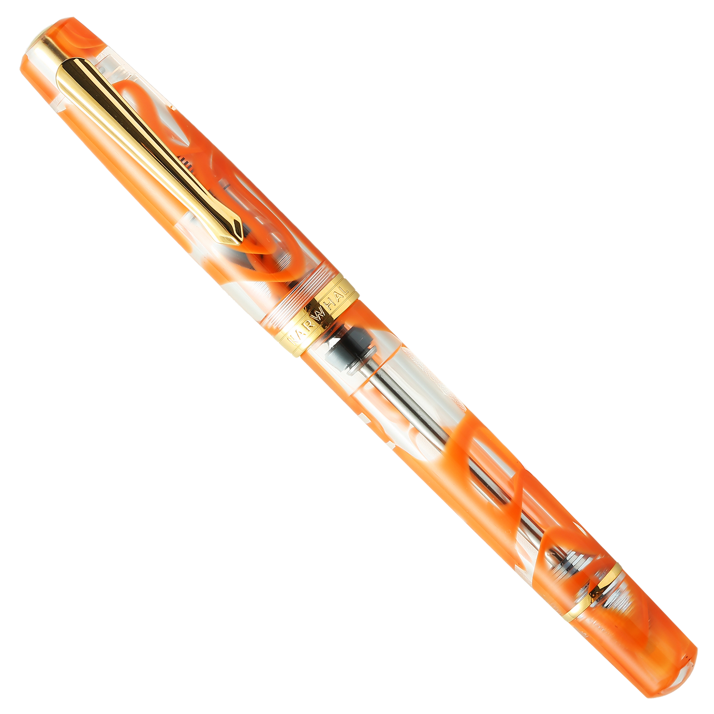 Nahvalur Original Plus Garibaldi Orange Fountain Pen