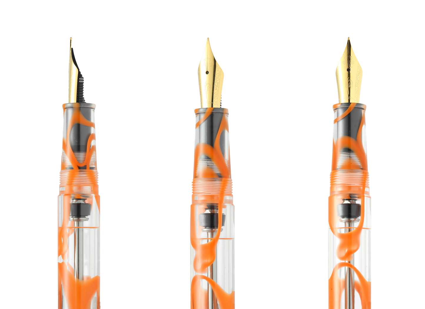 Nahvalur Original Plus Garibaldi Orange Fountain Pen