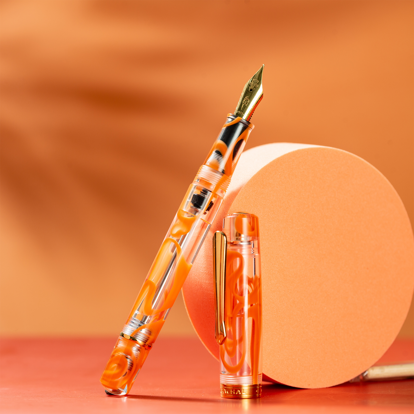 Nahvalur Original Plus Garibaldi Orange Fountain Pen