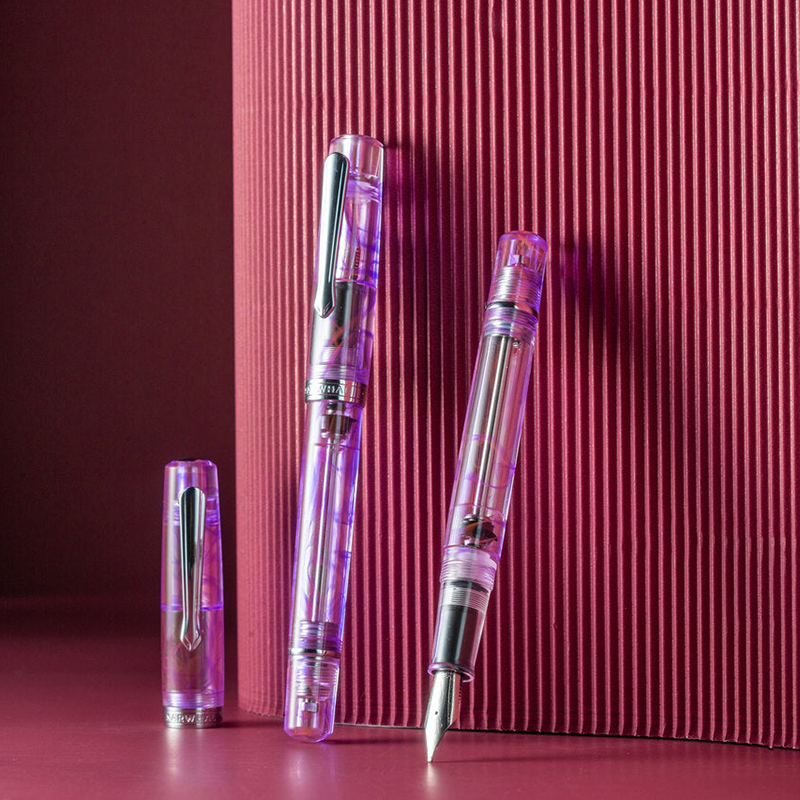 Nahvalur Original Plus Melacara Purple Fountain Pen