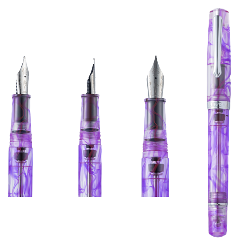 Nahvalur Original Plus Melacara Purple Fountain Pen