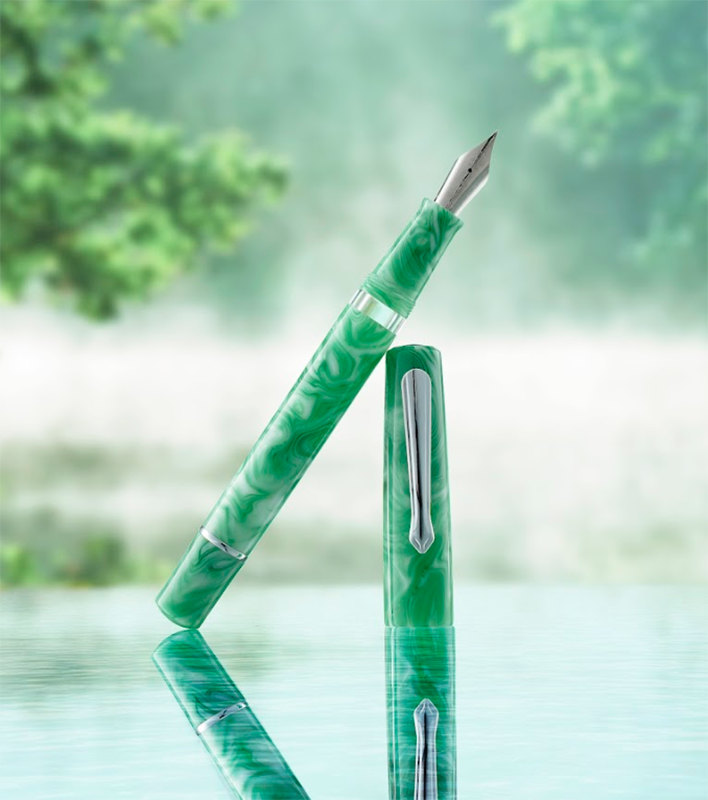 Nahvalur Schuylkill Betta Mint Fountain Pen