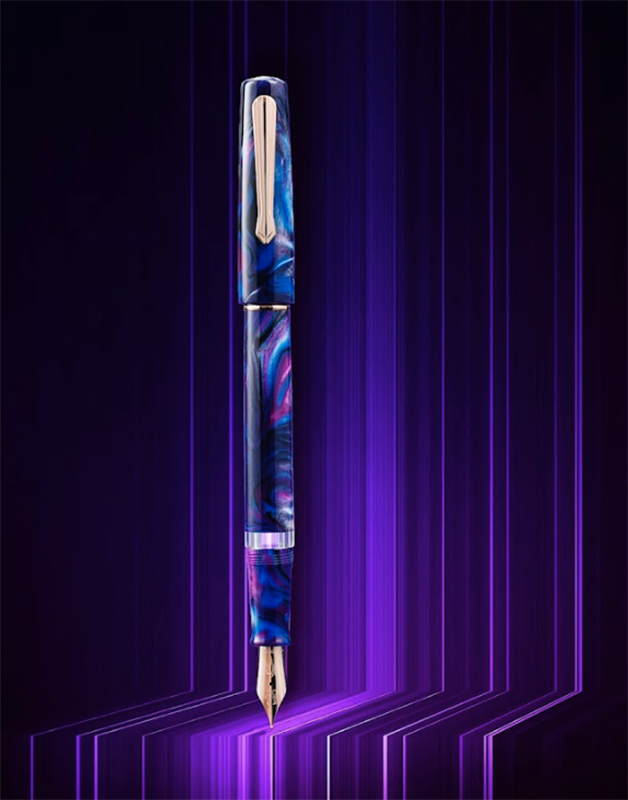 Nahvalur Schuylkill Cichlid Purple Fountain Pen
