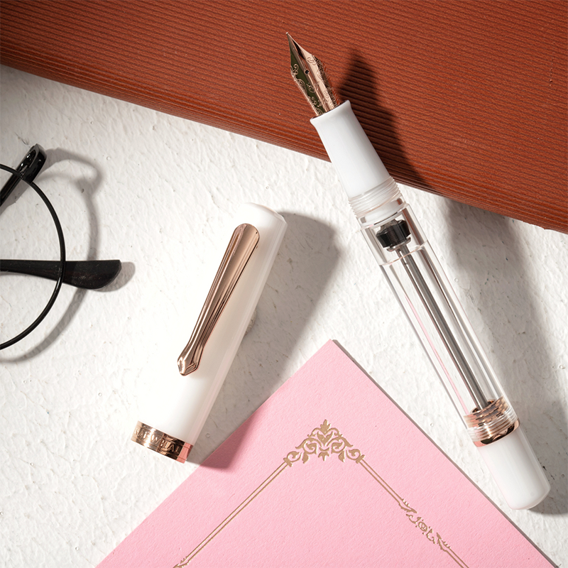 Nahvalur Original Plus Matira White Fountain Pen