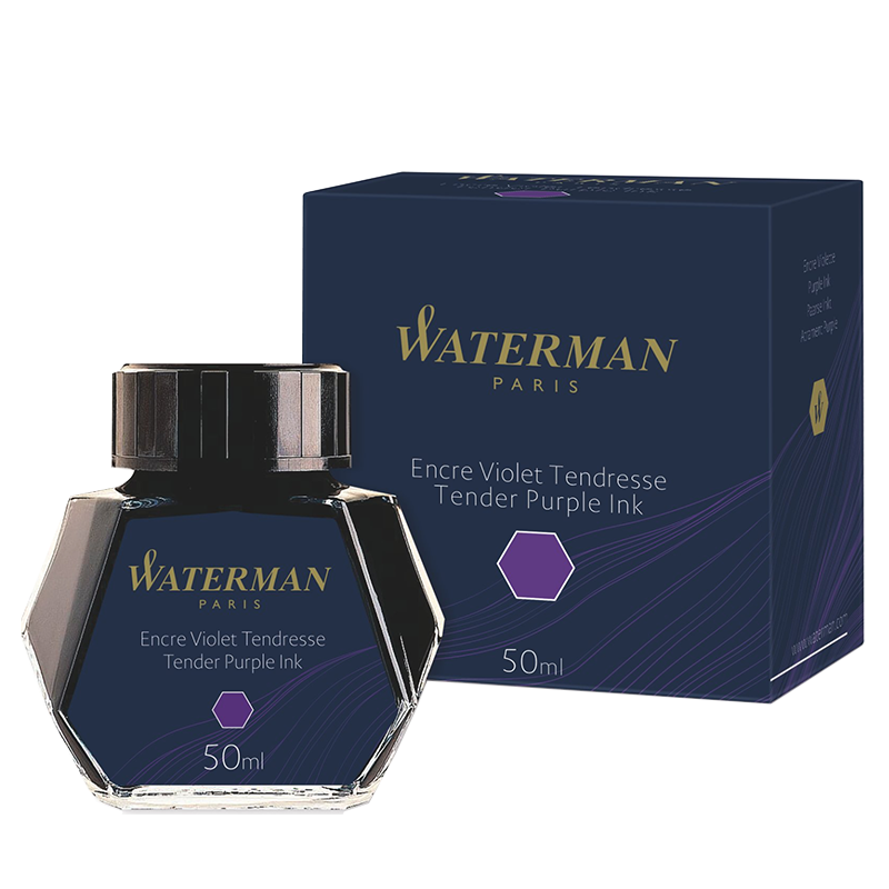 Waterman Tender Purple Ink - Bottled 50ml.