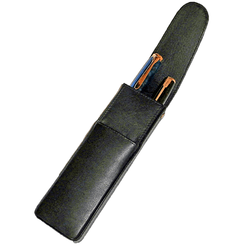 Girologio Black 2 Pen Leather Case