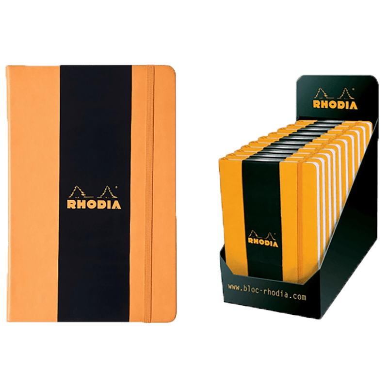 Rhodia Boutique Webnotebooks Bound 5½ x 8¼ Lined Orange