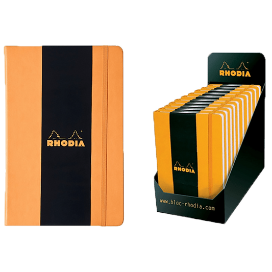 Rhodia Boutique Webnotebooks Bound 5½ x 8¼ Lined Orange
