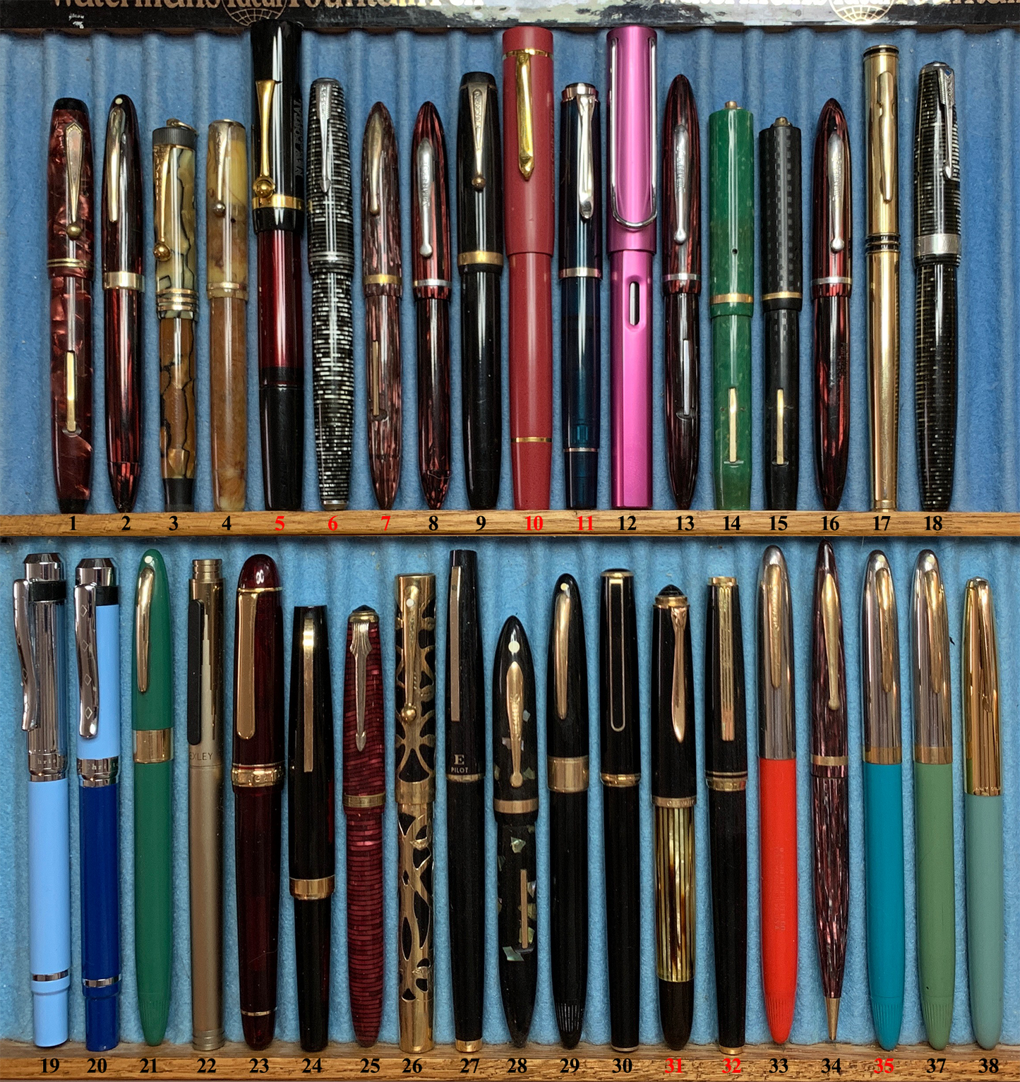 Monthly Pen Show Tray 3-24