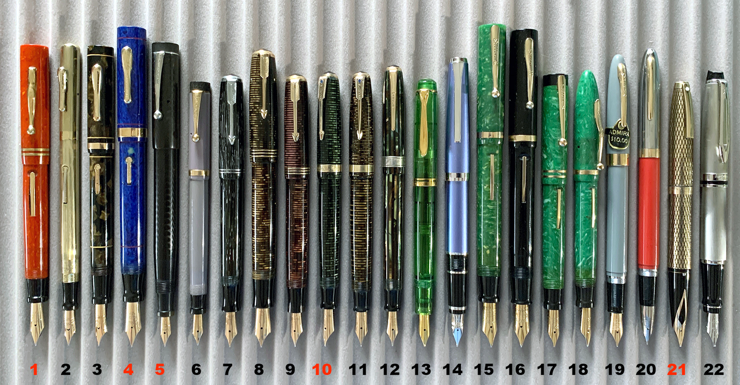 Monthly Pen Show Tray 3-2025