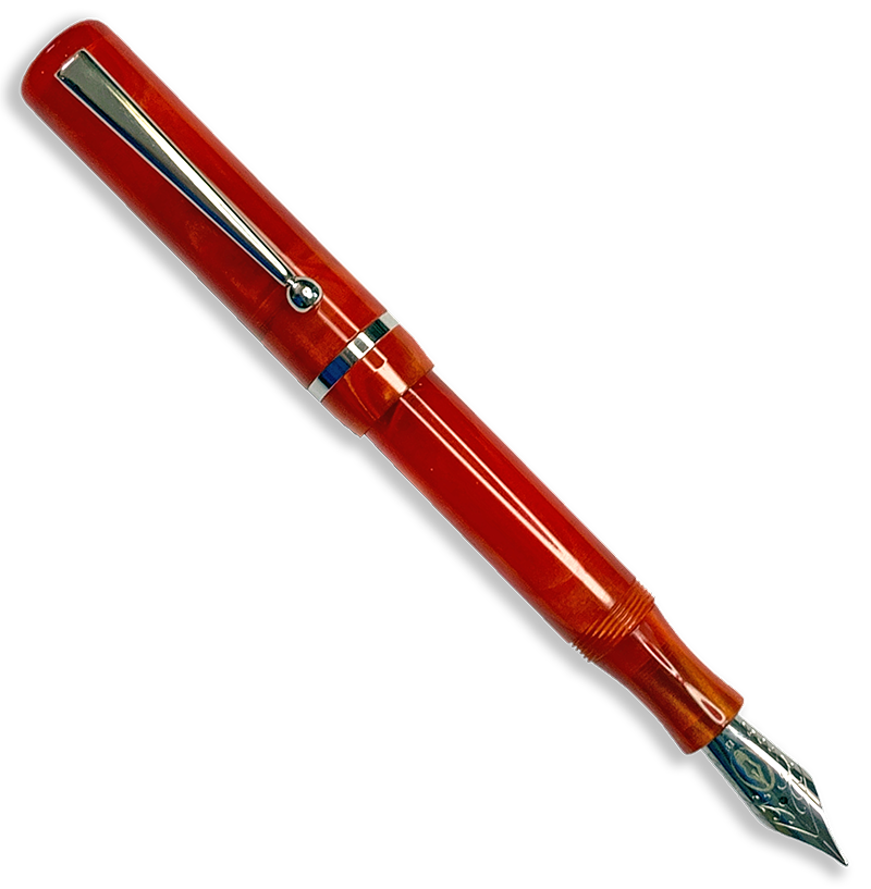 Edison Beaumont Fireball Fountain Pen Indy Pen Dance