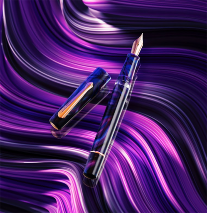 Nahvalur Schuylkill Cichlid Purple Fountain Pen