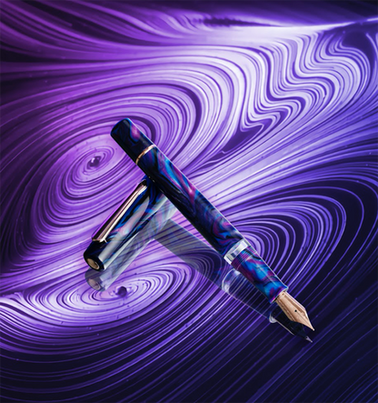 Nahvalur Schuylkill Cichlid Purple Fountain Pen