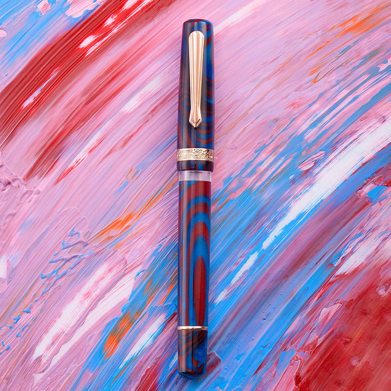 Nahvalur Schuylkill Dragonet Sapphire Limited Edition Fountain Pen