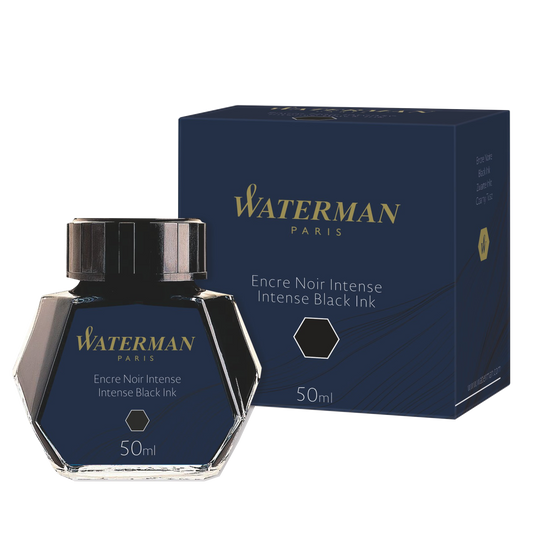 Waterman Black Ink - Bottled 50ml.