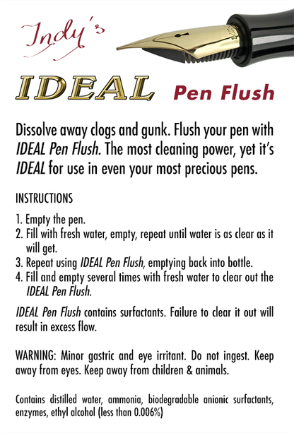 Indy's Ideal Pen Flush